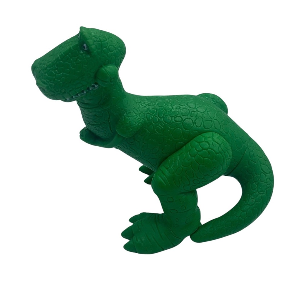 Disney Pixar Toy Story Rex Dinosaur Green Action Figure Articulated 4"